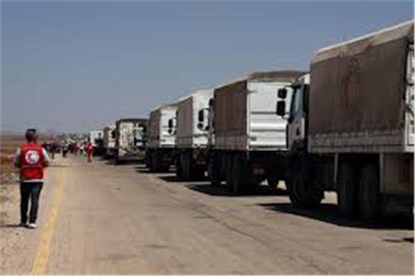 سانا: قافلة مساعدات جديدة تتوجه إلى السويداء