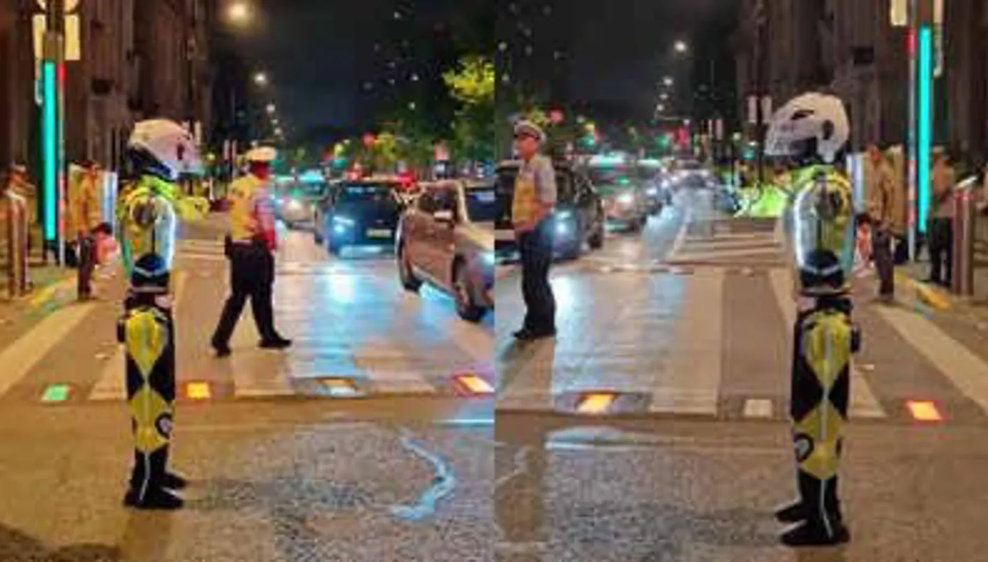 روبوت ذكي ينظّم المرور في شنغهاي ويثير إعجاب العالم