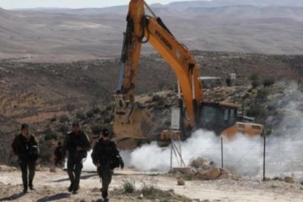 الاحتلال يردم بئر مياه في بيت دجن شرق نابلس ويستولي على مضخة-الحياة الجديدة