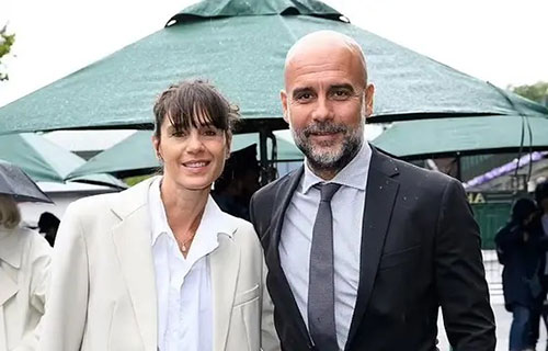 غوارديولا وزوجته في طريقهما إلى الطلاق