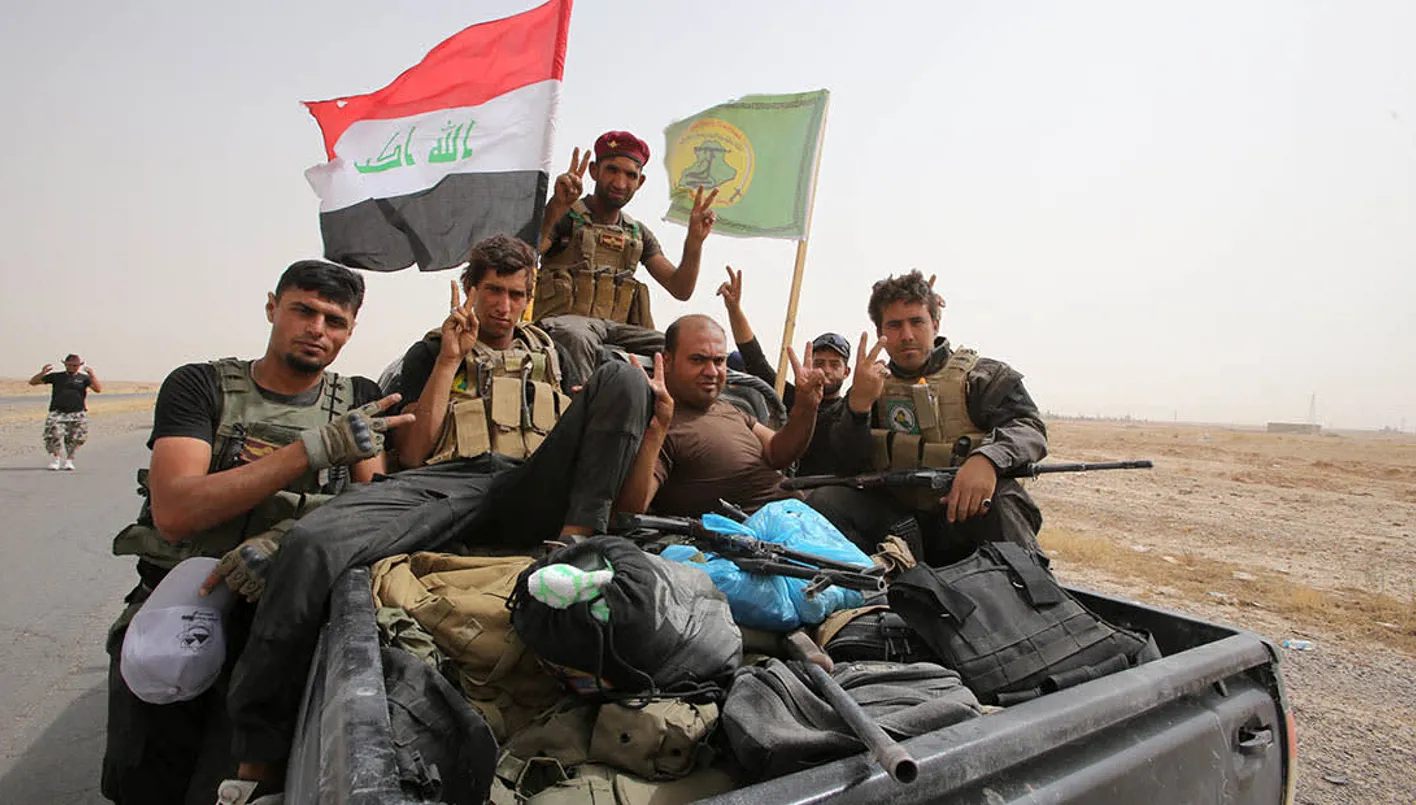 لا أميركا في العراق مع الحشد الشعبي
