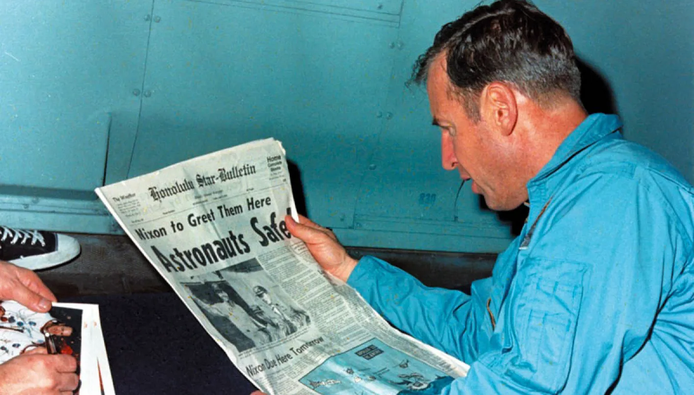 وفاة رائد الفضاء الأميركي جيم لوفيل قائد مهمة أبولو 13