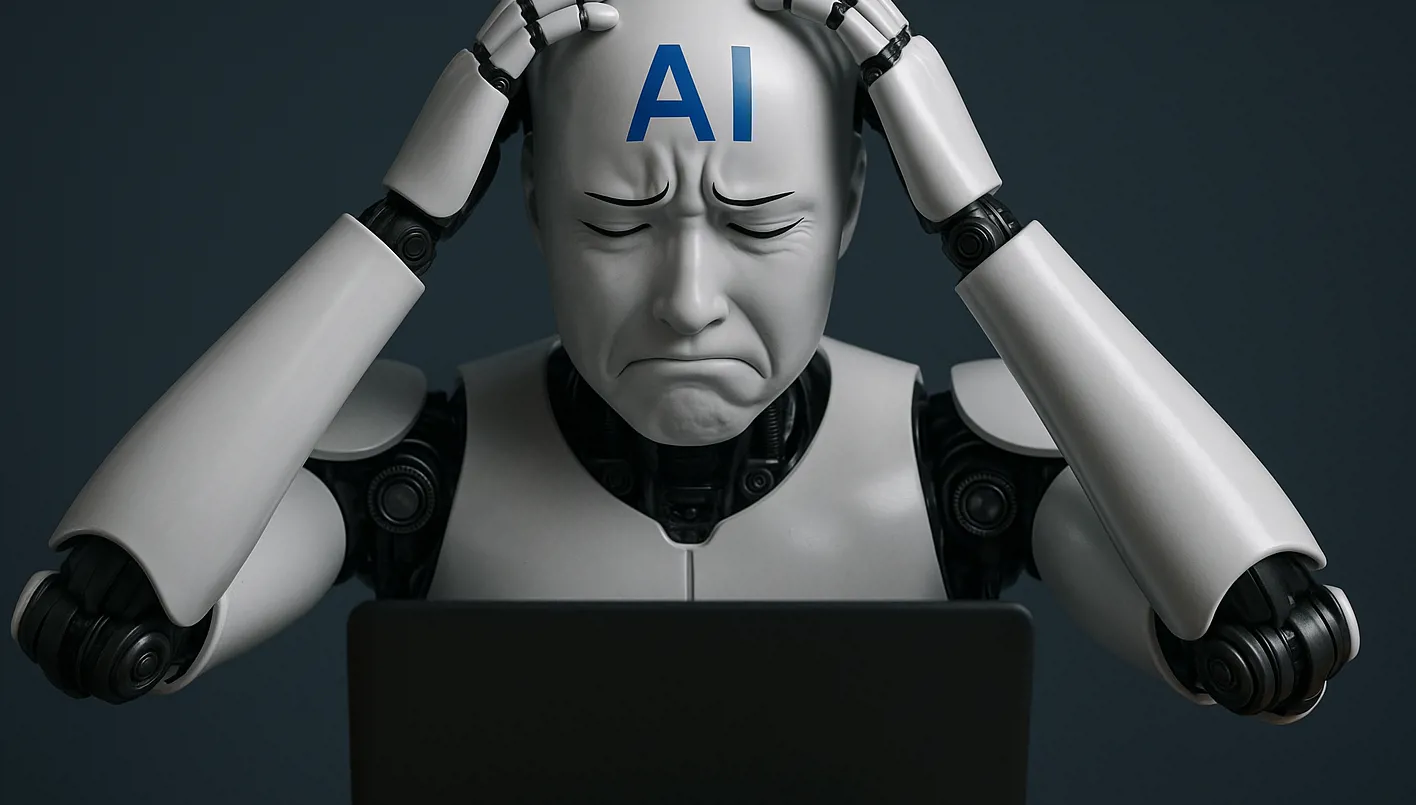 ‘جيمناي’ يفقد أعصابه ويردّد: أنا فاشل