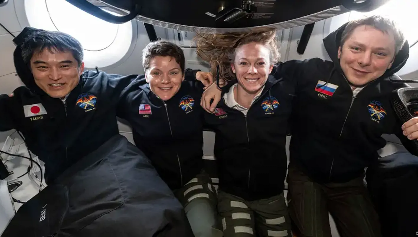 رواد فضاء يغادرون محطة الفضاء الدولية بعد مهمة استمرت 5 أشهر