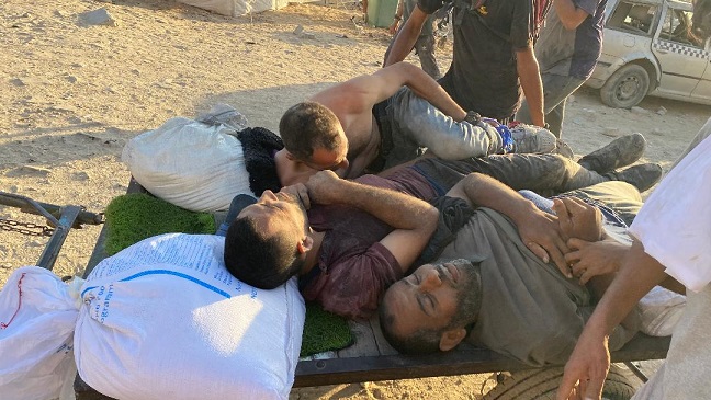 5 شهداء ومصابون برصاص الاحتلال من منتظري المساعدات جنوب خان يونس-الحياة الجديدة