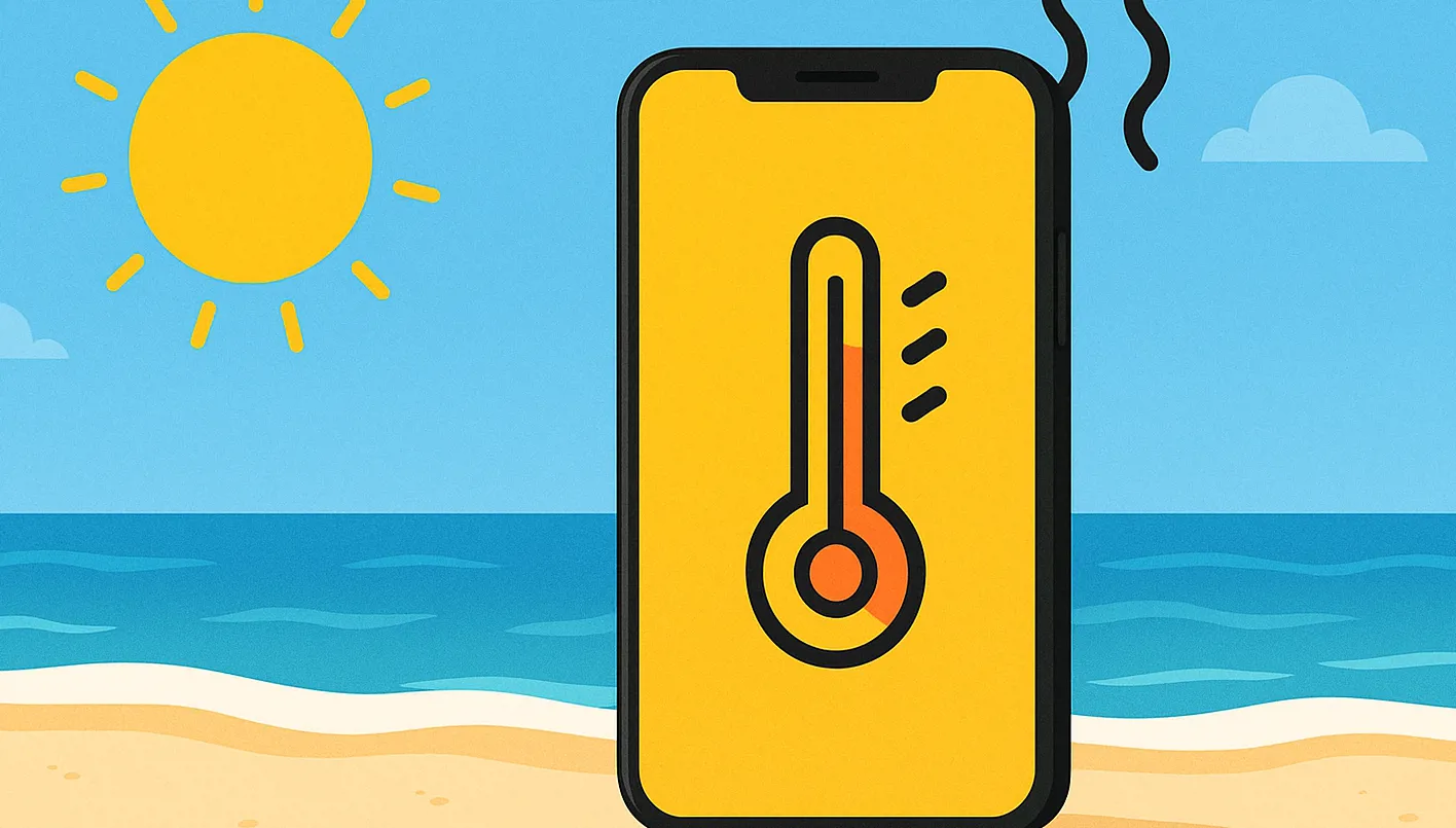إحذروا انفجار هواتفكم📱مع ارتفاع درجات الحرارة… وإرشادات لحمايتها!