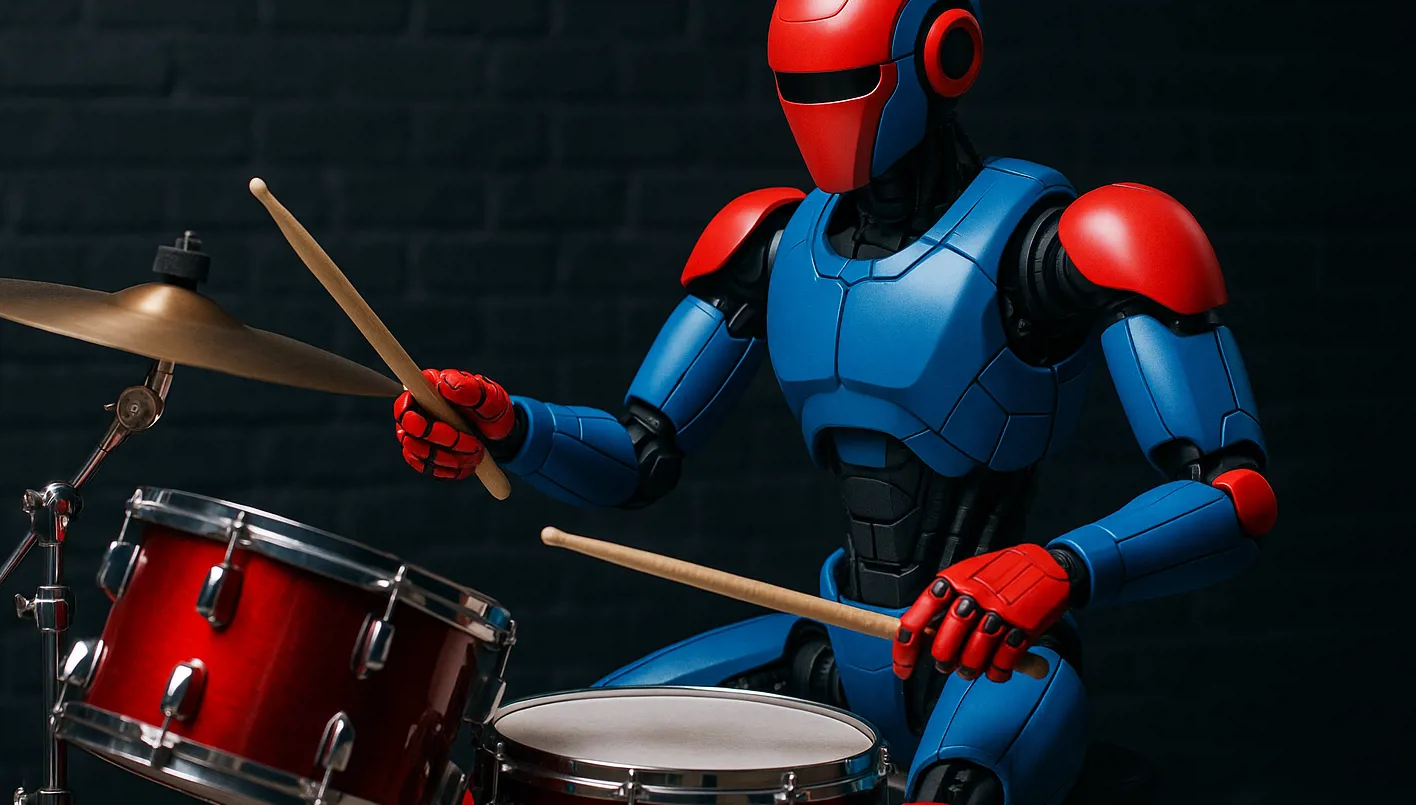 روبوت بشري يعزف الطبول باحتراف ويكتسب سلوكيات شبيهة بالبشر