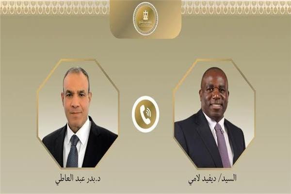 وزير الخارجية يبحث مع نظيره البريطاني جهود التوصل لوقف إطلاق النار بغزة