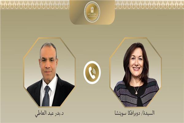 مفوضة الاتحاد الأوروبى للمتوسط تعرب لوزير الخارجية تطلع الاتحاد للعمل مع مصر في إعادة إعمار غزة