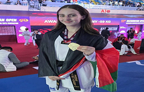 حصاد تايكواندو فلسطين في بطولة كازاخستان الدولية.. ذهبية وبرونزية ومركز ثالث