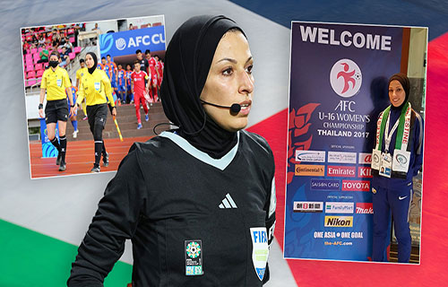 الحكم هبة سعدية: فلسطين تسكن في قلبي وتمثيلها شرف وفخر كبيران