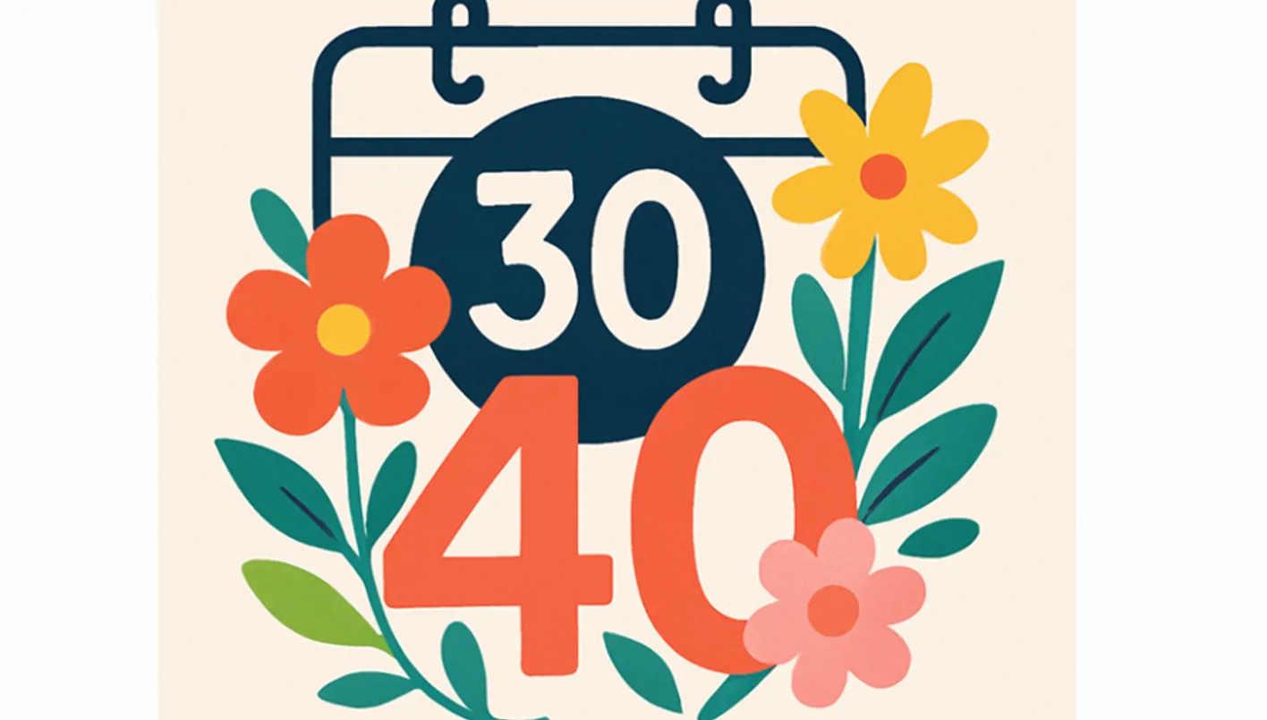 سن الأربعين هو الثلاثون الجديد