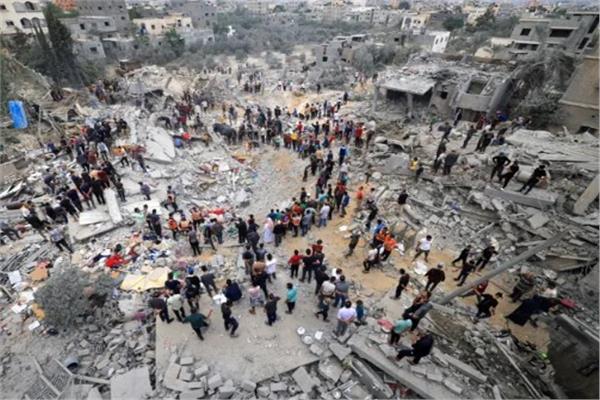 استشهاد 8 فلسطينيين في قصف للاحتلال على مدينة غزة