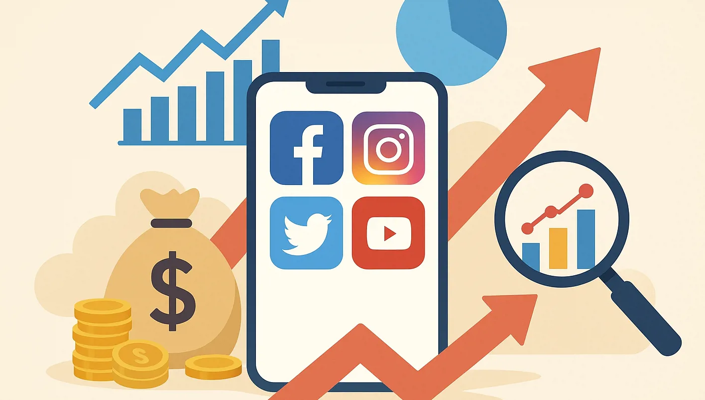 وسائل التواصل الاجتماعي تنتزع حصة الأسد من ميزانيات التسويق