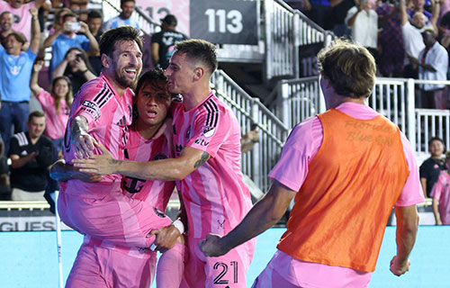 ميسي يقود إنتر ميامي لنهائي كأس الدوريات