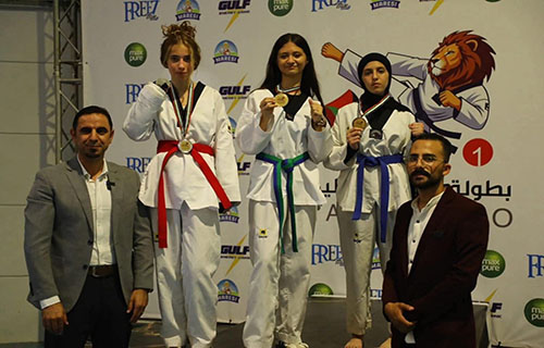 380  لاعباً ولاعبة يتنافسون في بطولة “أسود فلسطين الأولى للتايكواندو”