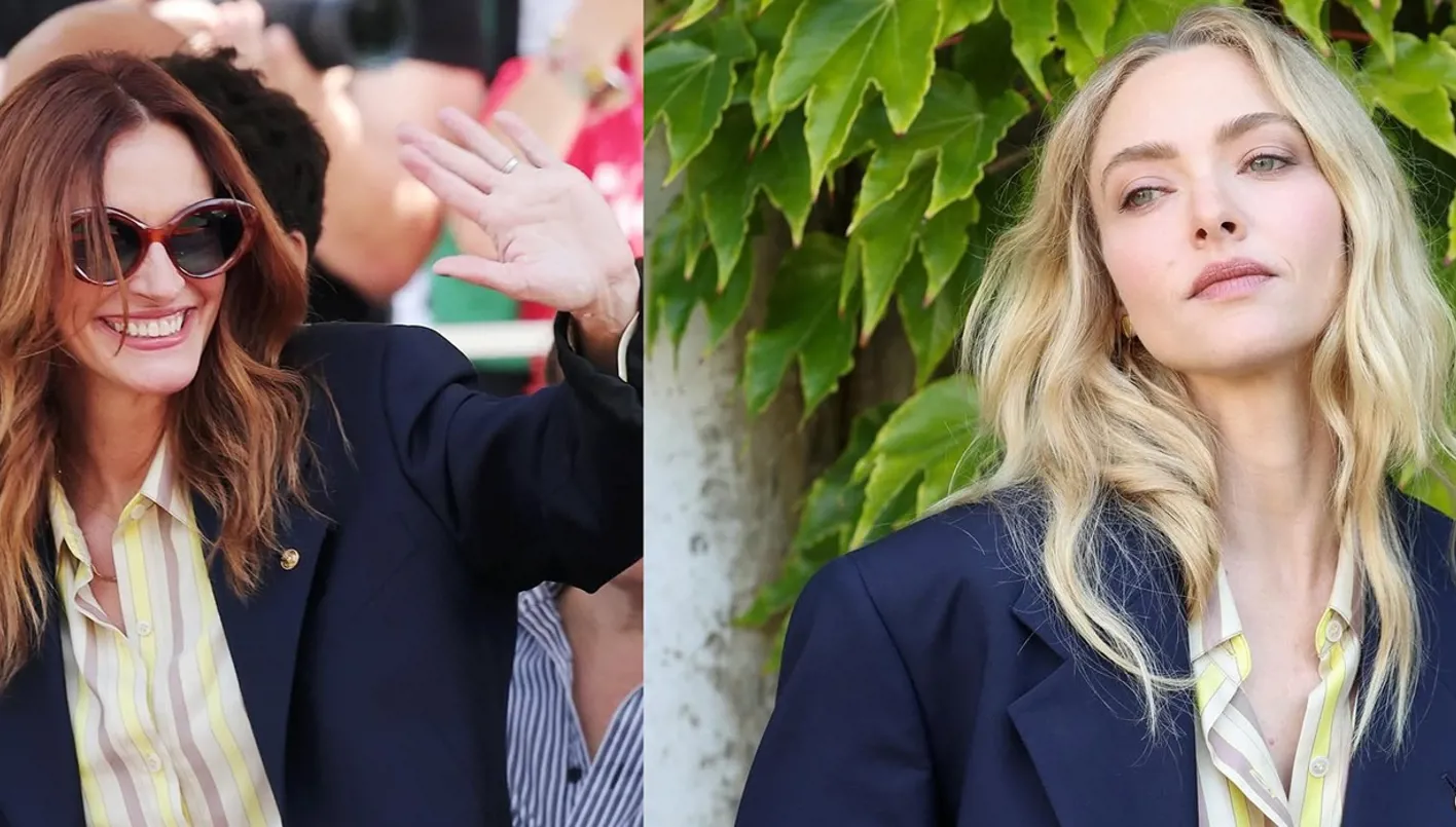 جوليا روبرتس وأماندا سيفريد تُشعلان السوشيل ميديا بإطلالة متطابقة في مهرجان البندقية 2025 (صور)