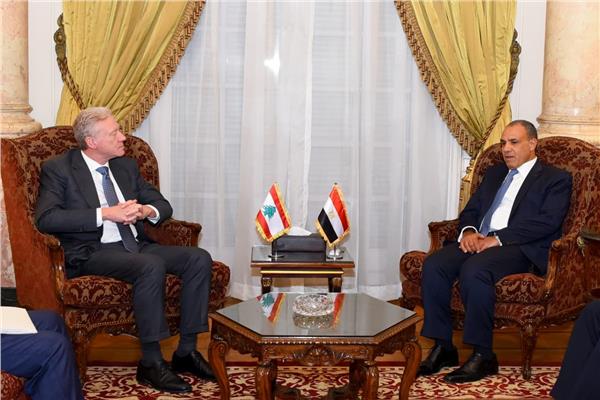 مصر تؤكد دعم لبنان وتدين استهداف اليونيفيل خلال لقاء وزيري خارجية البلدين بالقاهرة