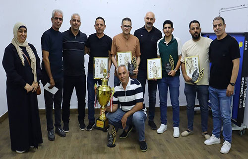 نادي شباب أبو ديس يكرّم فريق الطاولة الفائز بلقب الدرجة الممتازة