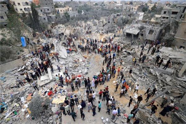 شهداء ومصابون في قصف للإحتلال الاسرائيلي على مناطق عدة في قطاع غزة