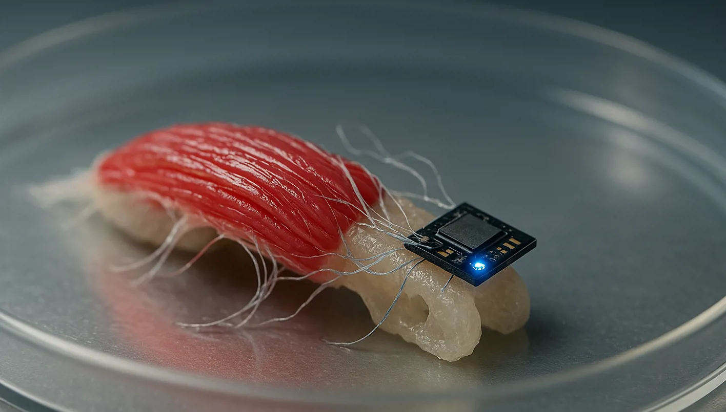 روبوتات حيوية – هجينة تُدار بالتحفيز الضوئي الجيني