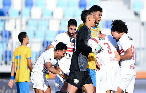 الفلسطيني عدي الدباغ يسجل ثاني أهدافه مع الزمالك في الدوري المصري