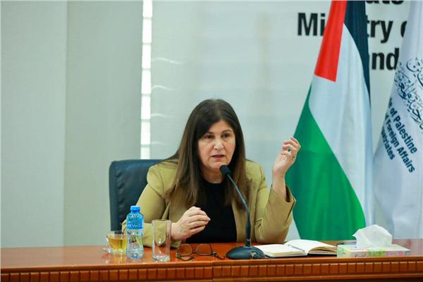 وزيرة خارجية فلسطين: زخم دولي غير مسبوق لدعم عملية السلام على أساس حل الدولتين