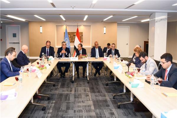 وزير الخارجية يوضح للجنة اليهودية الأمريكية خطورة مخططات التهجير الإسرائيلية