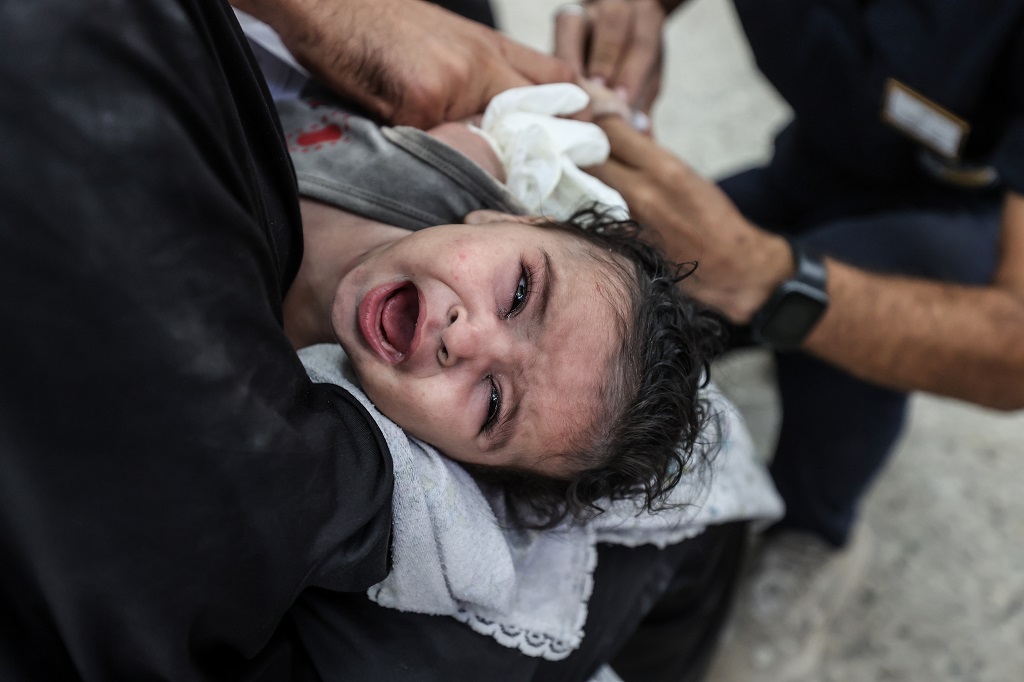 أطفال غزة يعيشون رعبا ينبغي ألا يواجهه أي طفل-الحياة الجديدة