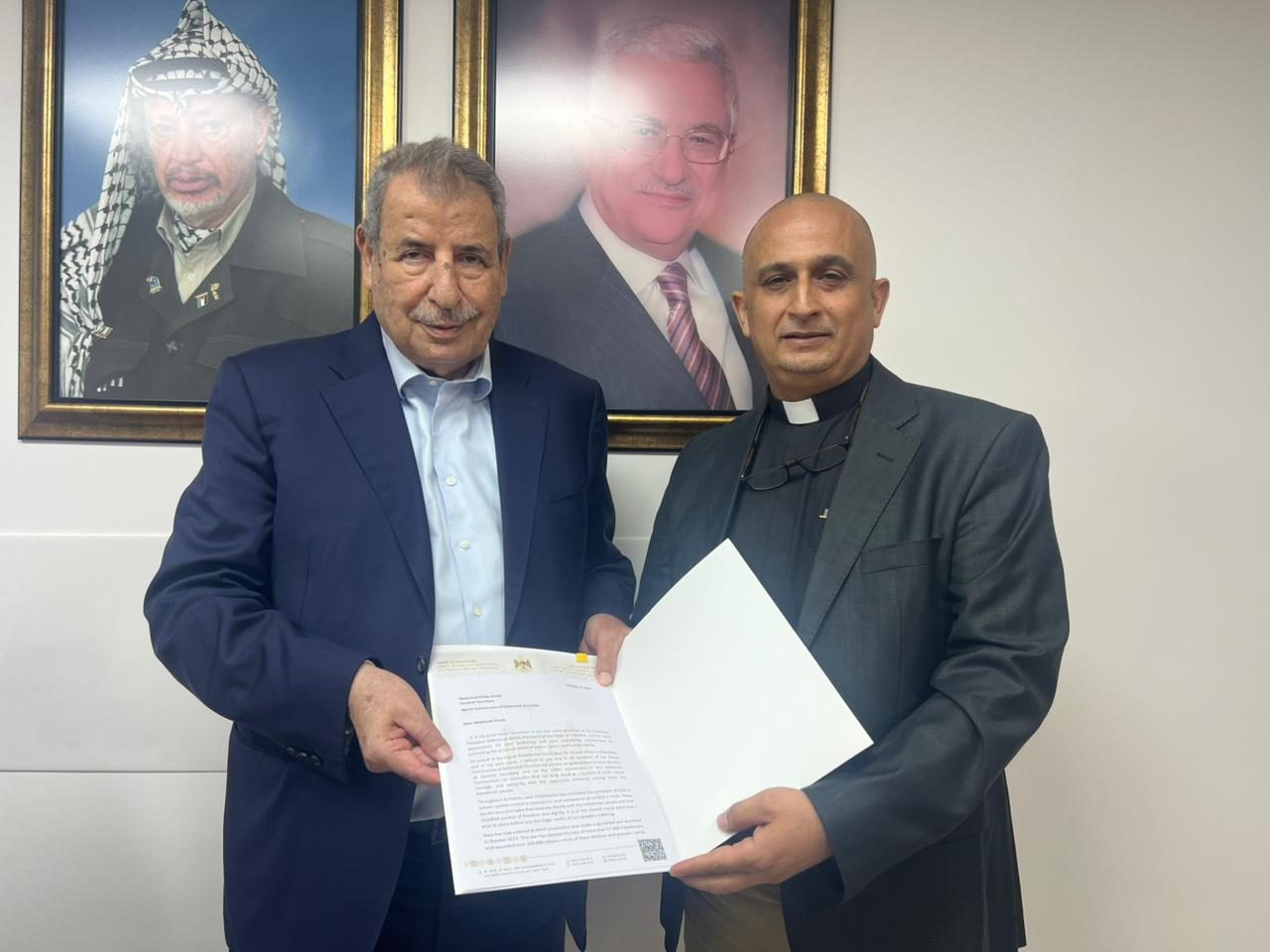 الرئاسية العليا تسلّم رسالة لمجمع الكنيسة المشيخية والمصلحة العالمي-الحياة الجديدة