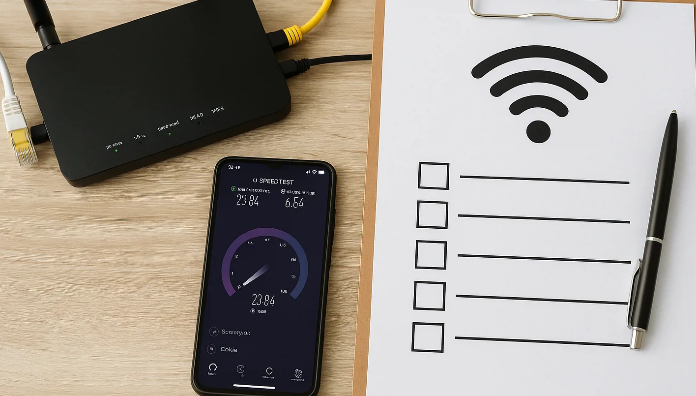 مشاكل الإنترنت المنزلية؟ الحل في 7 خطوات