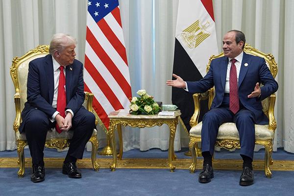 دونالد ترامب: الرئيس السيسي قام بجهد عظيم وعمل رائع لوقف حرب غزة