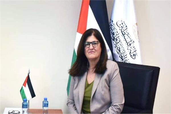 وزيرة الخارجية الفلسطينية تشيد بالجهود العربية لوقف إطلاق النار في غزة