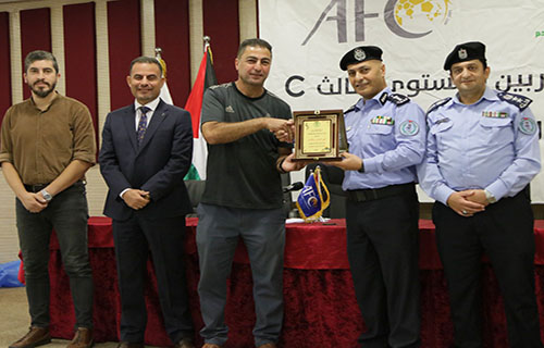 اختتام دورة مدربي كرة القدم للمستوى الثالث لضباط الشرطة