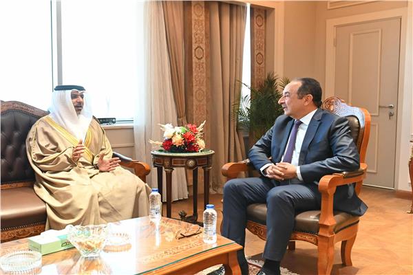 سفير الإمارات يبحث مع وزير قطاع الأعمال تعزيز التعاون الاقتصادي