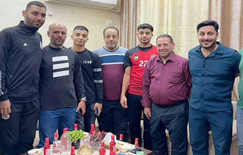 نادي قلقيلية الأهلي يحتفي بلاعبه أسيد عناية