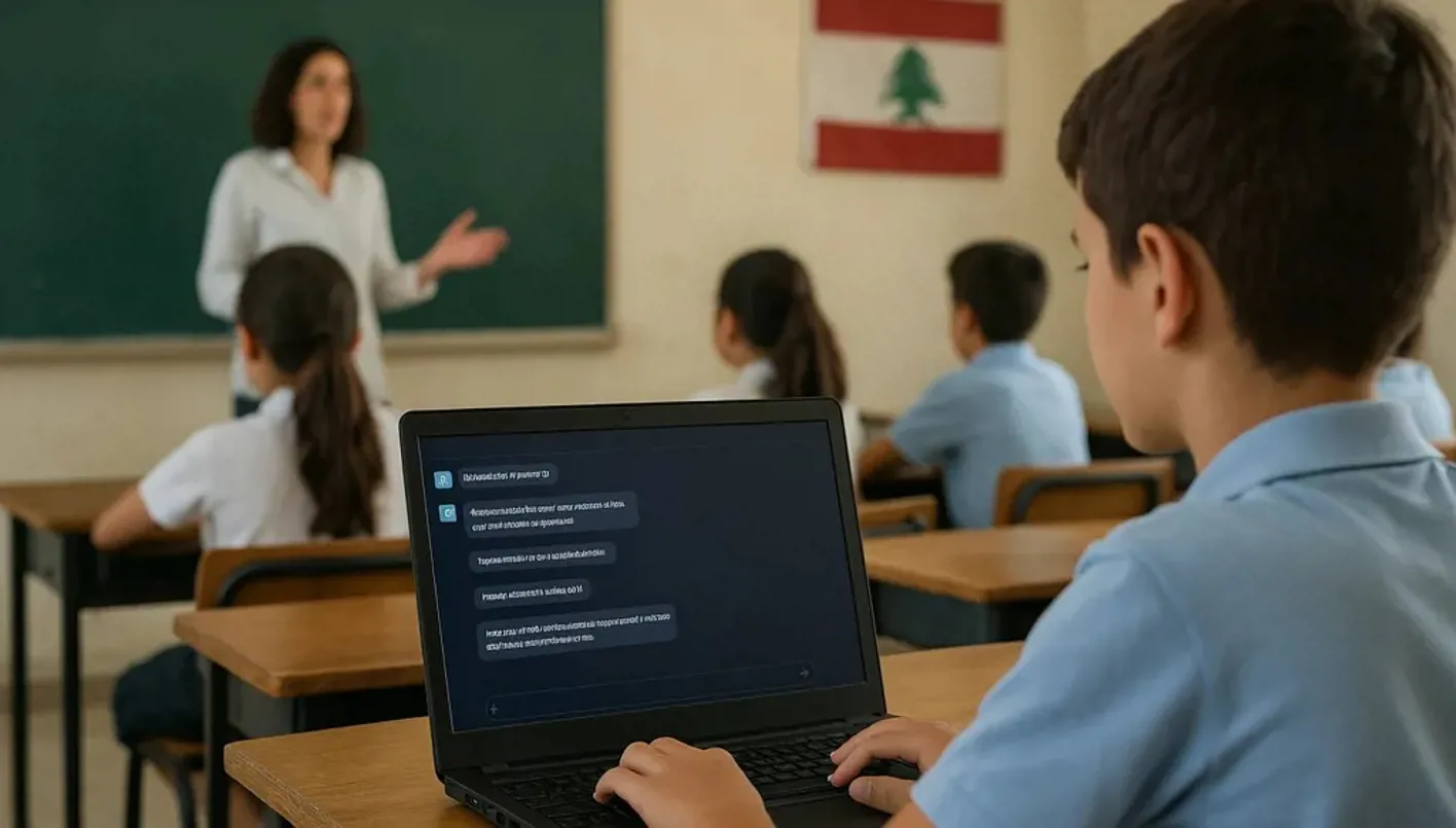 تقنيات الذكاء الاصطناعي في مدارس لبنان… مخاطر محتملة مرتبطة بالتوجّهات الأيديولوجية