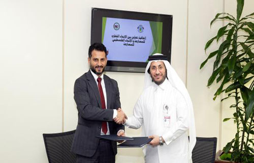 اتحاد المصارعة يبرم اتفاقية تعاون مع نظيره القطري