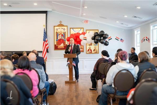 قنصل مصر بنيويورك يزور مدينة بوسطن ويلتقي أبناء الجالية
