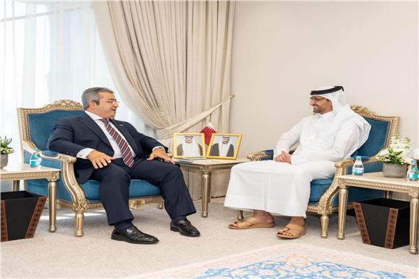 السفير المصري يلتقي وزير العدل القطري