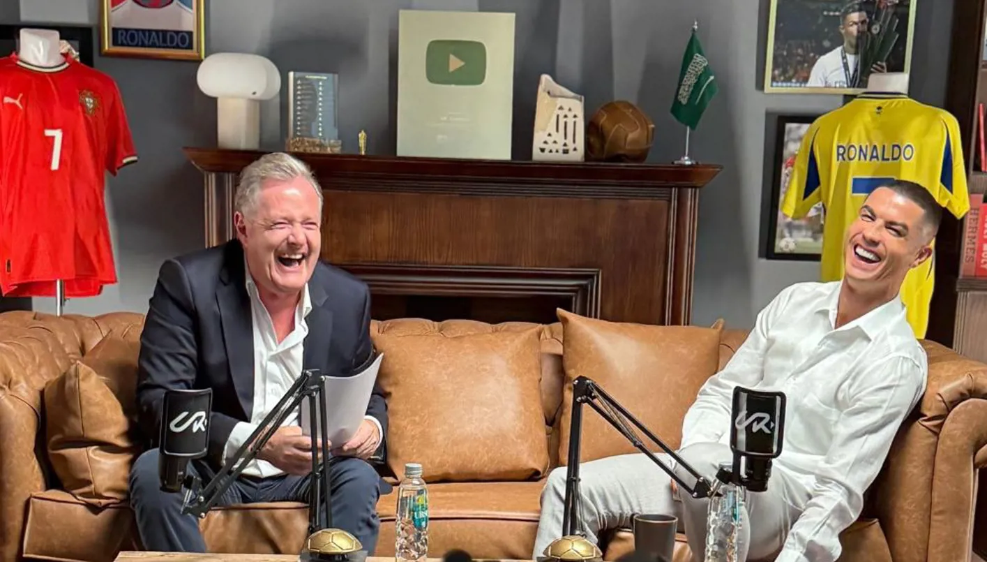 كريستيانو رونالدو بلا قناع… الكشف عن موعد بثّ المقابلة المنتظرة مع بيرس مورغان (فيديو وصور)