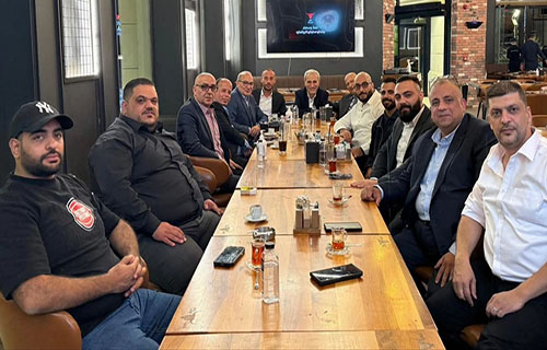 رئيس هلال القدس يقيم مأدبة عشاء لوفد من نادي سلوان في عمان