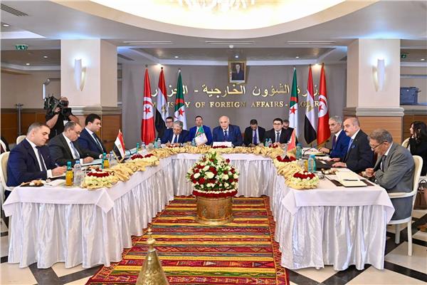 وزراء خارجية مصر والجزائر وتونس يؤكدون رفض أي تدخلات خارجية في الشأن الليبي