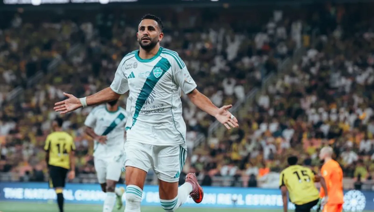 ترتيب الدوري السعودي بعد هدف رياض محرز و5 حقائق من المرحلة الثامنة