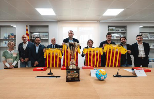 فلسطين وكتالونيا .. صرخة تضامن مُدوية تنطلق من قلب برشلونة صوب غزة