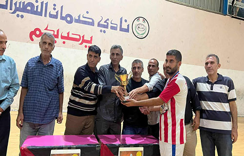 خدمات النصيرات يختتم بطولة: “نلعب من أجل فلسطين”