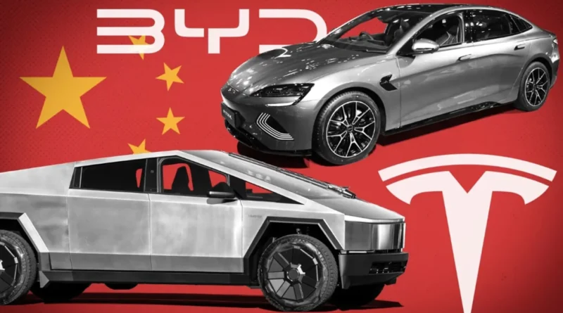 “بي واي دي” الصينيّة تهدّد زعامة “تسلا” الكهربائيّة في حصاد 2025