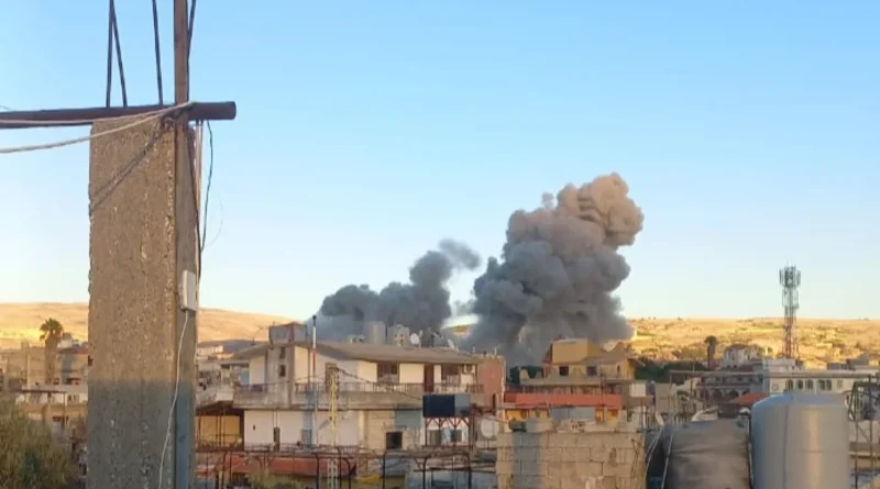 تصعيد إسرائيلي متواصل… غارات على بلدتَي ومشغرة في البقاع الغربي بعد إنذارات بالإخلاء (فيديو وصور)