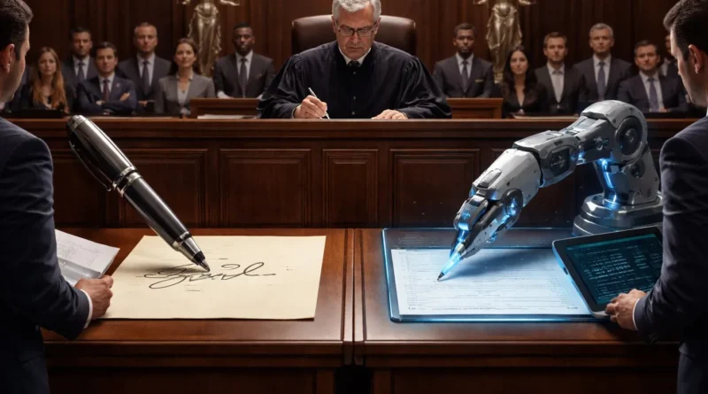 المحكمة تحاكم التوقيع… لا الخوارزمية