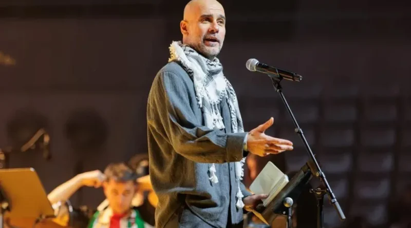 فيديو يسرق القلوب… غوارديولا يدعم فلسطين ويهاجم الصمت العالمي (فيديو)